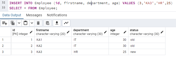 ALTER COLUMN Set Default Value