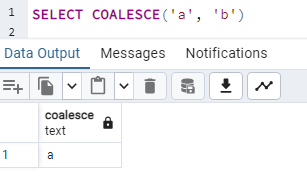 COALESCE example 1