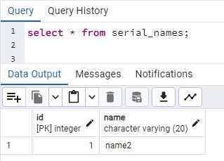 AUTO-increment primary key in PostgreSQL