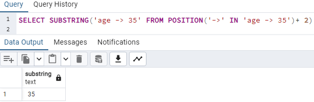 Substring after first occurrence of character in PostgreSQL